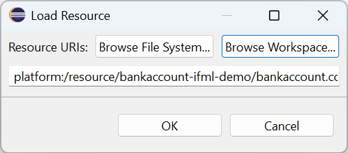 Load Resource Window