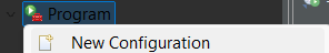 Create a New External Configuration